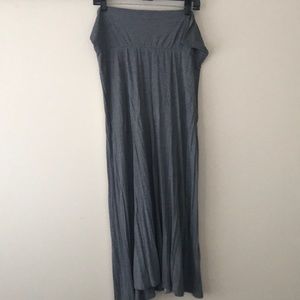 Gray Maxi Skirt
